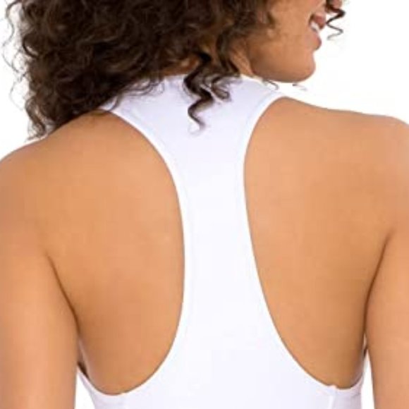 SMART&SEXY Racerback Zip-Front One Piece Swimsuit  NEW!! - Picture 4 of 13